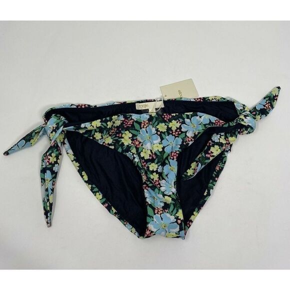 MAJE Paris Bikini Bottom Womens 1 Small S Blue Floral NEW $145 Side-Tie TRACY - Picture 3 of 11